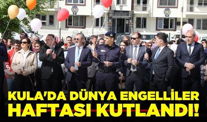 Kula'da Dünya Engelliler Haftası kutlamalarına yoğun ilgi!