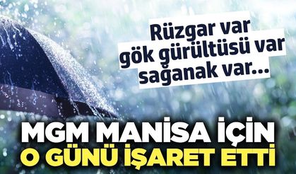 Manisa'da hava yine istikrarsız: Hem güneş var, hem yağmur