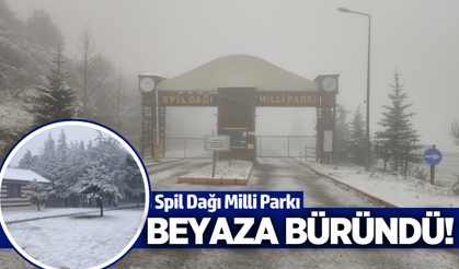 Manisa'da Mayıs ayında kar yağışı şaşırttı!