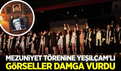 Manisa'da mezuniyet töreninde nostalji rüzgârı esti