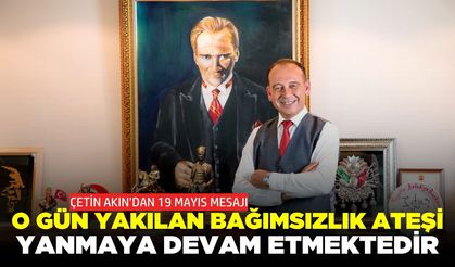 Çetin Akın'dan 19 Mayıs mesajı!