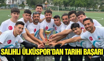 Salihli Ülküspor namağlup şampiyon oldu