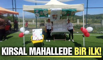 Sarıgöl'ün kırsal mahallesi'nde bilim şöleni!