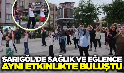 Sarıgöllüler müzik ve spor ile coştu!
