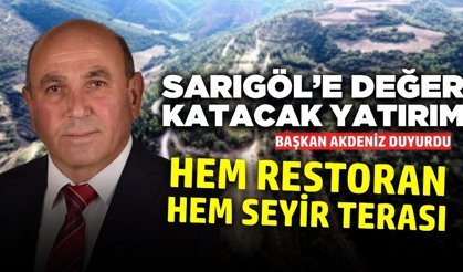 Başkan Akdeniz'den Sarıgöllülere yeni restoran müjdesi!