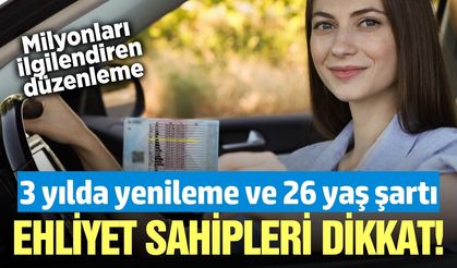 Tüm ehliyet sahiplerini ilgilendiriyor: Yeni düzenleme geliyor