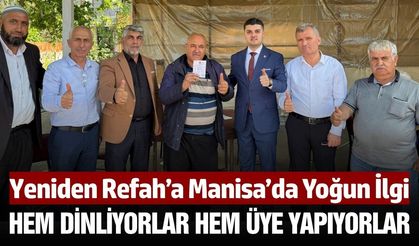 Yeniden Refah Partisi’nden Manisa’da “Geçim” Mesaisi