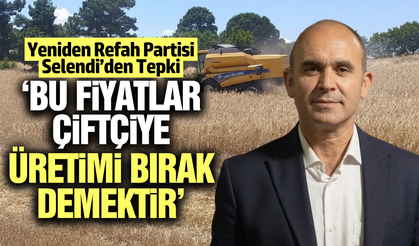 Özcan Şentürk; "Çiftçinin Gelirinin Azalması 'Bu İşi Yapmayın' Demektir!"