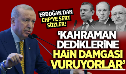 Cumhurbaşkanı Erdoğan'dan CHP'ye sert eleştiri!