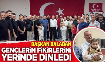 Başkan Balaban gençlerle bir araya geldi