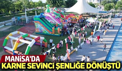 Manisa'da karne alan çocuklar şenlikte buluştu