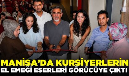 Manisa'da yıl sonu sergisine yoğun ilgi!