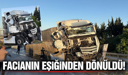 Manisa'da facianın eşiğinden dönüldü: Yol trafiğe kapatıldı!