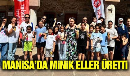 Manisa'da çocuklar yaratıcılıklarını konuşturdu