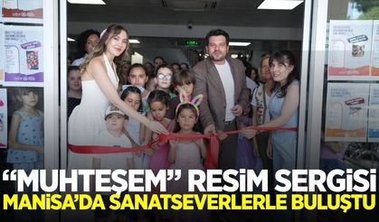 Manisa'da miniklerin eserleri sergilendi