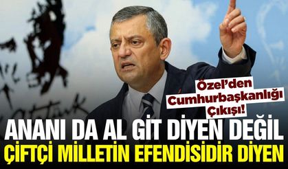 Özgür Özel: CHP'yi bölmeye yönelik girişimlere izin vermeyeceğiz