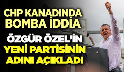 Özgür Özel'in kuracağı partinin adı ne olacak? İlk kez dile getirildi