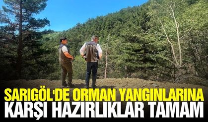 Sarıgöl'de orman yangınlarına karşı sıkı denetim