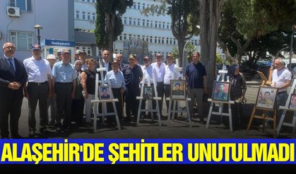 Alaşehir'de şehitler vefa sofrasında anıldı