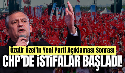 Yeni parti kararının ardından CHP'de istifalar başladı!