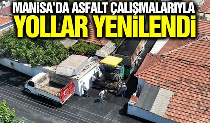 Manisa'da modern yol çalışmaları devam ediyor