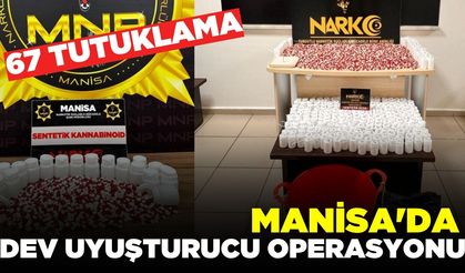 Manisa'da dev operasyon: Onlarca kişi tutuklandı