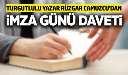 Turgutlulu yazar’dan imza günü buluşması