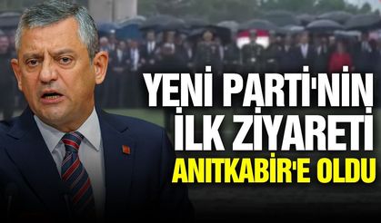 Yeni Parti Genel Başkanı Özel'in ilk ziyareti Anıtkabir oldu