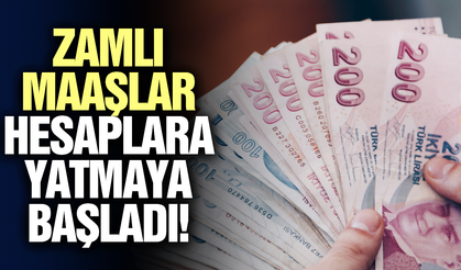 Bakan  duyurdu:  Zamlı maaşlar hesaplarda!