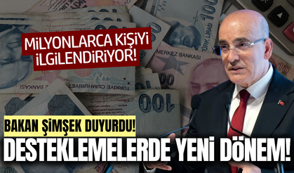 Bakan Şimşek açıkladı: Milyonlarca kişiyi ilgilendiriyor!