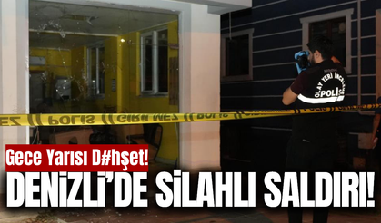 Denizli'de erkek kuaförüne silahlı saldırı!