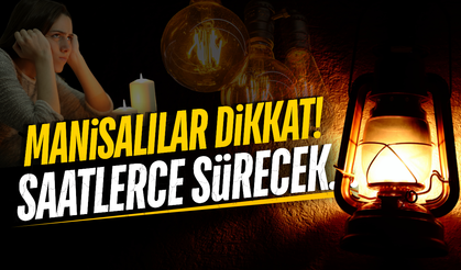 Manisa'da yine elektrik kesintisi: İşte detaylar...