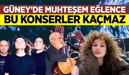 Güney'de festival zamanı! Yıldızlar sahne alacak