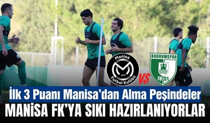 Manisa FK'nın rakibi Bodrum FK, maça sıkı hazırlanıyor