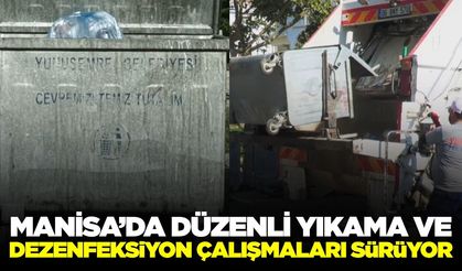 Manisa’da çöp konteynerlerine hijyen seferberliği!