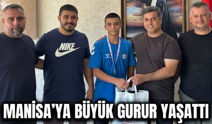 Manisalı Genç Şampiyonu İl Müdürü Öztürk Makamında Ağırladı