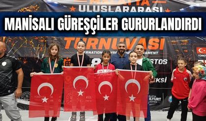 Turgutlu Belediyesporlu güreşçiler Malatya’dan madalyalarla döndü