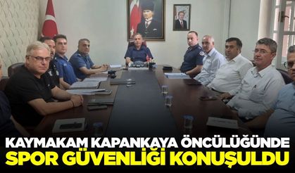 Turgutlu’da spor güvenliği masaya yatırıldı