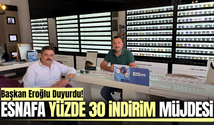Emrah Eroğlu duyurdu: Esnafa yüzde 30 indirim müjdesi!