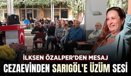 Sarıgöl kongresinde duygu dolu anlar: İlksen Özalper’den mesaj
