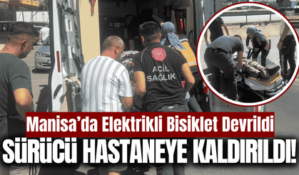 Manisa'da korkutan kaza: Sürücü yaralandı!
