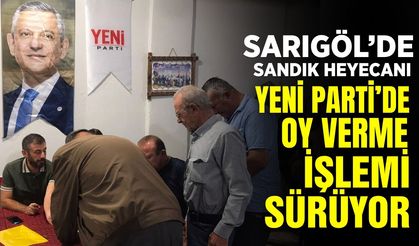 YENİ Parti Sarıgöl'de seçim başladı