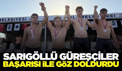 Sarıgöllü güreşçilerden Kula'da dikkat çeken dereceler