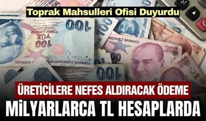 TMO'dan üreticilere dev ödeme! Milyarlarca TL hesaplara yattı