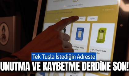 Unutma ve kaybetme derdine son: Tek tuşla istediğin adreste
