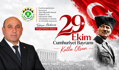 Sarıgöl Belediyesi 29 Ekim Cumhuriyet Bayramı Mesajı