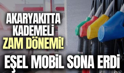 Akaryakıtta eşel mobil sona erdi!