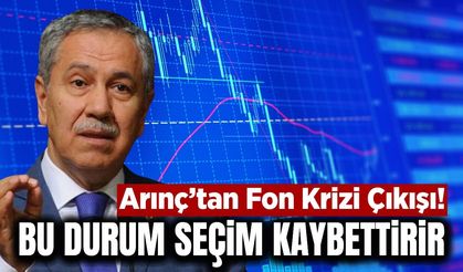 Bülent Arınç’tan fon krizi çıkışı: 'Kayıp 800 milyar lira'