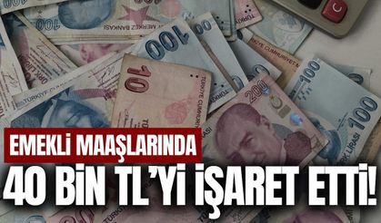 Emekli maaşları için 40 bin TL çağrısı!