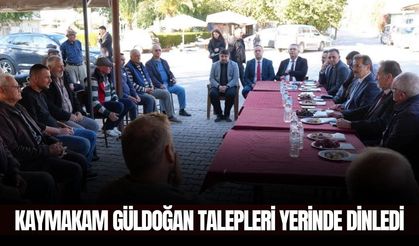 Salihli Kaymakamı Ali Güldoğan’dan mahalle ziyaretleri